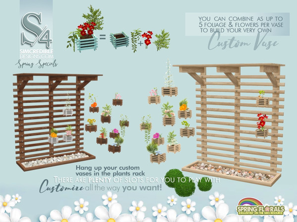 Sims 4 — Spring Specials Pot by SIMcredible! — This is the second part of our Spring Specials collection. You'll get a