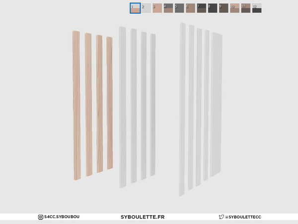 Sims 4 — MinimalSim - Strip Spiral top (tall) by Syboubou — Those are very sophisticated and design staircase. They are