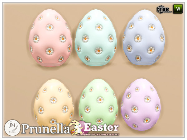 Sims 4 — easter prunellla deco egg1 by jomsims — Easter prunella set