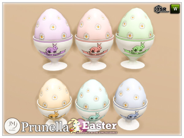 Sims 4 — easter prunellla deco egg2 by jomsims — Easter prunella set