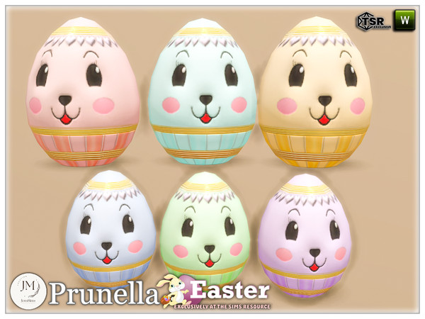 Sims 4 — easter prunellla deco egg3 by jomsims — Easter prunella set