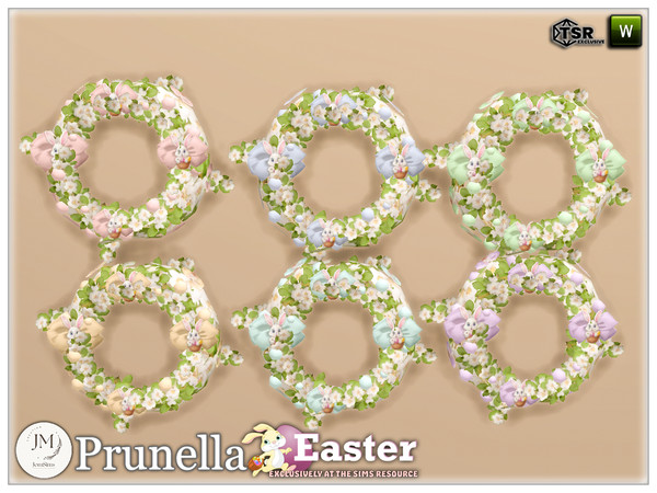 Sims 4 — easter prunellla wall deco1 by jomsims — Easter prunella set