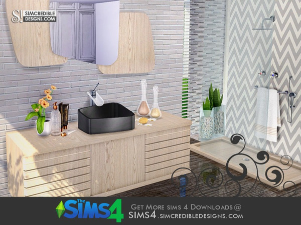 Sims 4 — Onda sink by SIMcredible! — by SIMcredibledesigns.com available at TSR __________________ * 4 colors variations