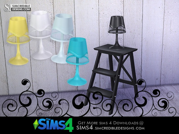Sims 4 — Young Way Living Table lamp by SIMcredible! — by SIMcredibledesigns.com available at TSR __________________ * 5
