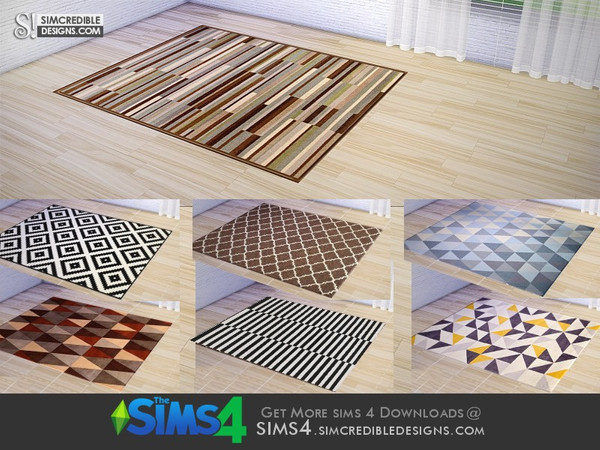 Sims 4 — Young way Living - rug by SIMcredible! — by SIMcredibledesigns.com available at TSR __________________ * 7
