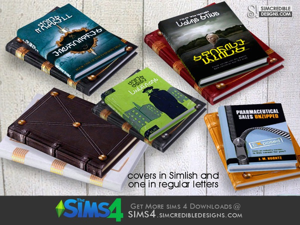Sims 4 — Young Way Living books by SIMcredible! — by SIMcredibledesigns.com available at TSR __________________ * 5