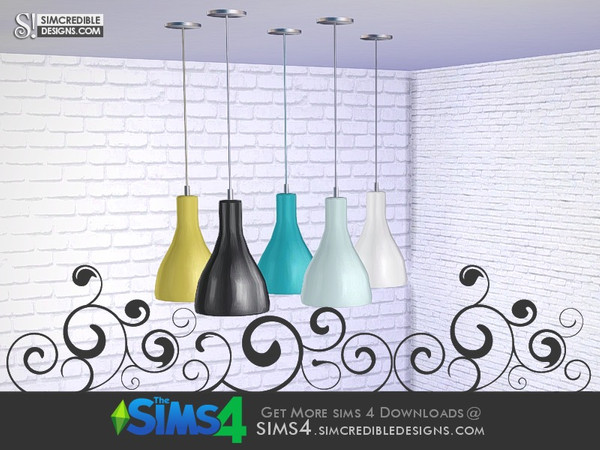Sims 4 — Young Way Kitchen - ceiling lamp by SIMcredible! — by SIMcredibledesigns.com available at TSR __________________