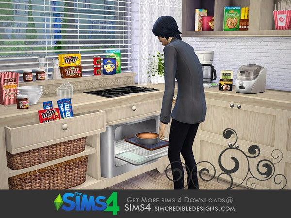 Sims 4 — Young Way Kitchen - stove by SIMcredible! — by SIMcredibledesigns.com available at TSR __________________ * 3