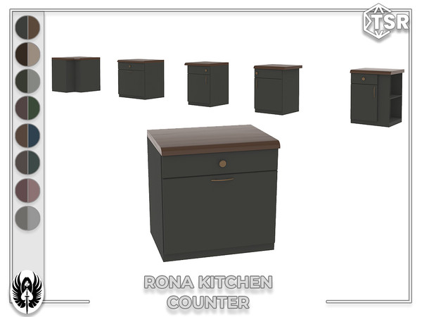 Sims 4 — Nemesis_im - Rona Kitchen Counter by nemesis_im — Sets of furniture fromRona Kitchen Set includes 10 items