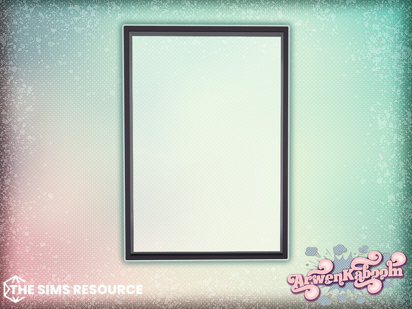 Sims 4 — Arcum - Window (Low Wall) by ArwenKaboom — Base game object in multiple recolors. Find all items by searching