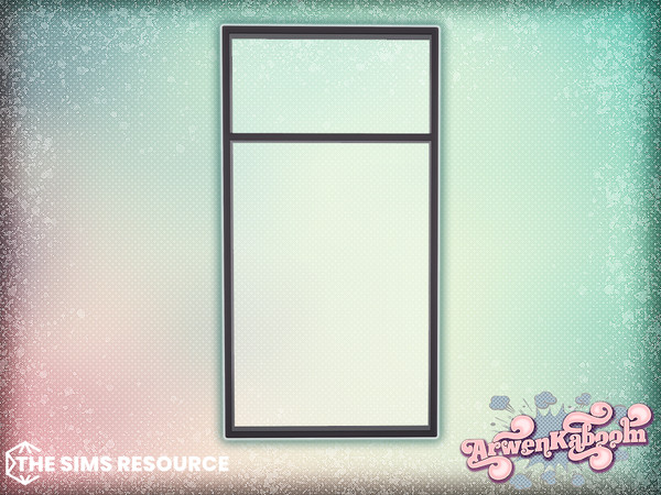 Sims 4 — Arcum - Window (Medium Wall) by ArwenKaboom — Base game object in multiple recolors. Find all items by searching