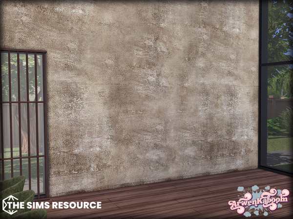 Sims 4 — Arcum - Stone Wall by ArwenKaboom — Base game object in multiple recolors. Find all items by searching