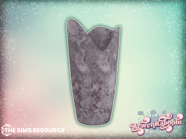 Sims 4 — Arcum - Concrete Vase by ArwenKaboom — Base game object in multiple recolors. Find all items by searching