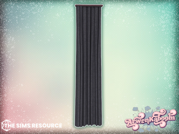 Sims 4 — Arcum - Medium Wall Curtain by ArwenKaboom — Base game object in multiple recolors. Find all items by searching