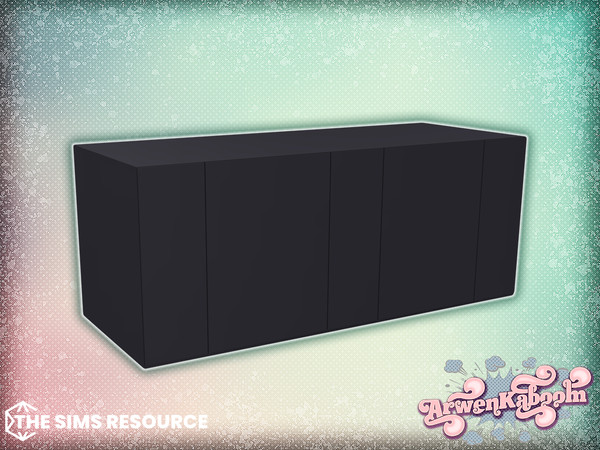 Sims 4 — Arcum - Big Counter by ArwenKaboom — Base game object in multiple recolors. Find all items by searching