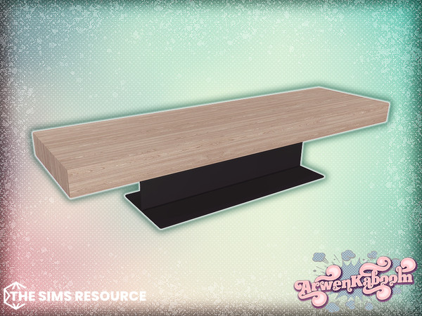 Sims 4 — Arcum - Dining Table by ArwenKaboom — Base game object in multiple recolors. Find all items by searching