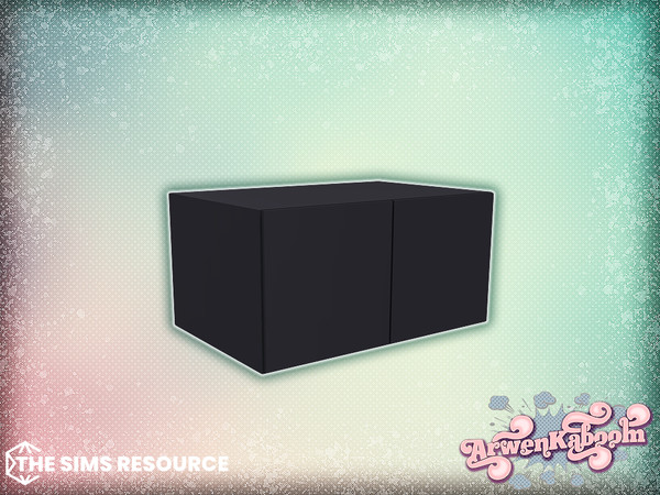 Sims 4 — Arcum - Small Cabinet by ArwenKaboom — Base game object in multiple recolors. Find all items by searching