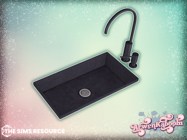 Sims 4 — Arcum - Sink by ArwenKaboom — Base game object in multiple recolors. Find all items by searching