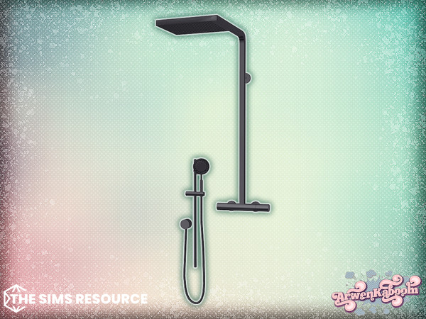 Sims 4 — Arcum Bathroom - Shower by ArwenKaboom — Base game object in multiple recolors. Find all items by searching