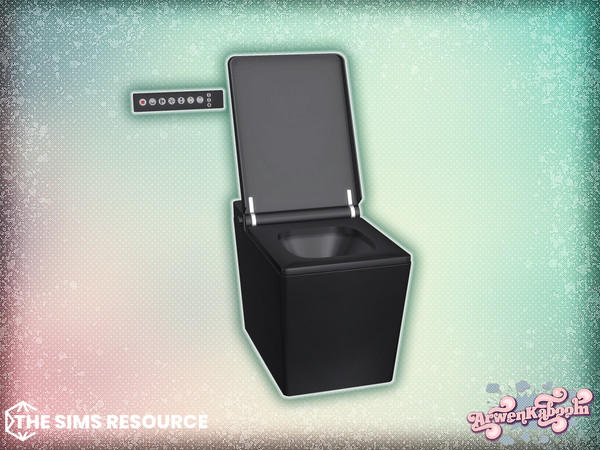 Sims 4 — Arcum Bathroom - Toilet by ArwenKaboom — Base game object in multiple recolors. Find all items by searching