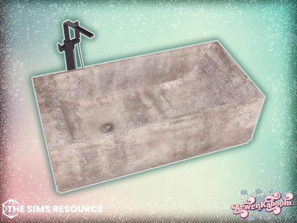 Sims 4 — Arcum Bathroom - Tub by ArwenKaboom — Base game object in multiple recolors. Find all items by searching
