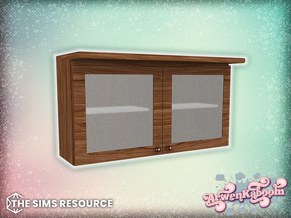 Sims 4 — Arran - Kitchen Cabinet by ArwenKaboom — Base game object in multiple recolors. Search all items by typing