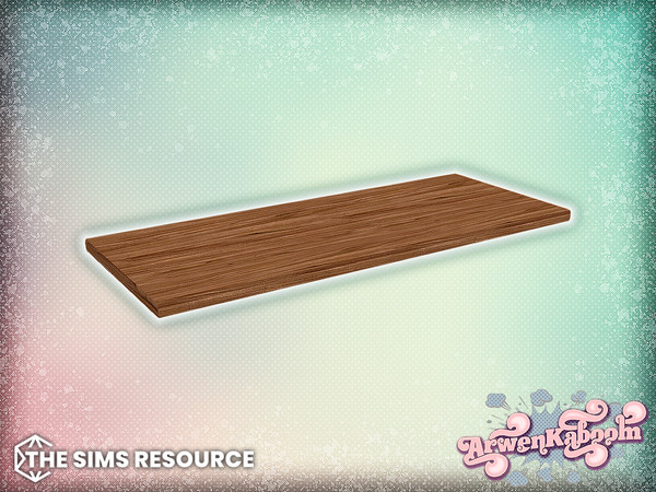 Sims 4 — Arran - Over Cabinet Board by ArwenKaboom — Base game object in multiple recolors. Search all items by typing