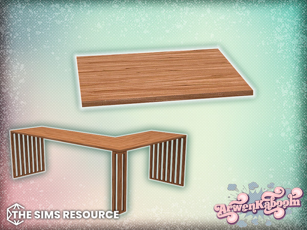 Sims 4 — Arran - Kitchen Island Middle by ArwenKaboom — Base game object in multiple recolors. Search all items by typing