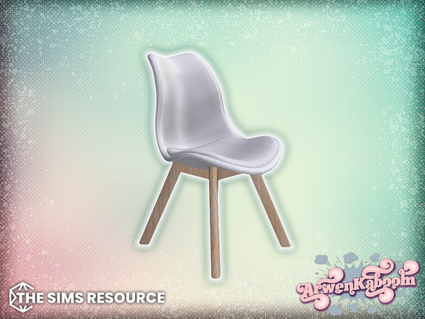 Sims 4 — Arran - Dining Chair by ArwenKaboom — Base game object in multiple recolors. Search all items by typing