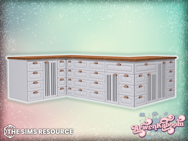 Sims 4 — Arran - Counter V2 by ArwenKaboom — Base game object in multiple recolors. Search all items by typing