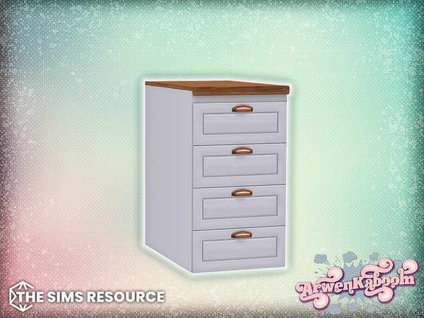 Sims 4 — Arran - Left Counter End (Thin) by ArwenKaboom — Base game object in multiple recolors. Search all items by