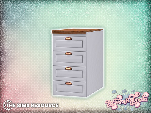 Sims 4 — Arran - Right Counter End (Thin) by ArwenKaboom — Base game object in multiple recolors. Search all items by