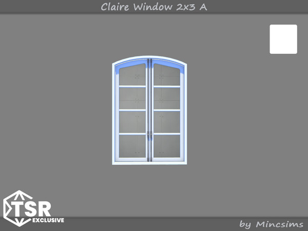 Sims 4 — Claire Window 2x3 A by Mincsims — The suburban contempo style doors and windows would blend modern design
