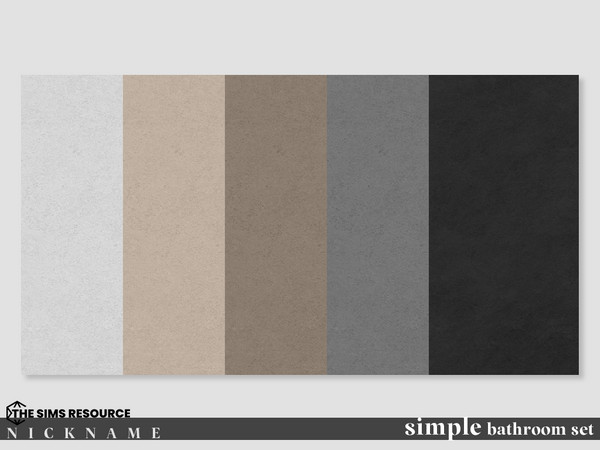 Sims 4 — simple bathroom set_wall by NICKNAME_sims4 — simple bathroom set 12 package files. simple bathroom set_bathtub