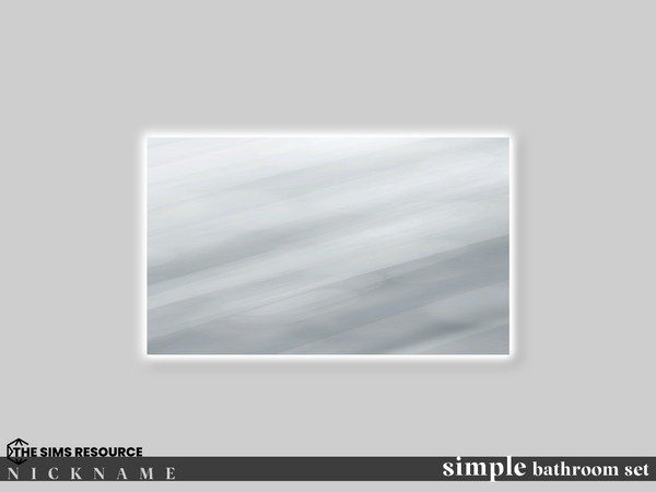 Sims 4 — simple bathroom set_mirror by NICKNAME_sims4 — simple bathroom set 12 package files. simple bathroom set_bathtub
