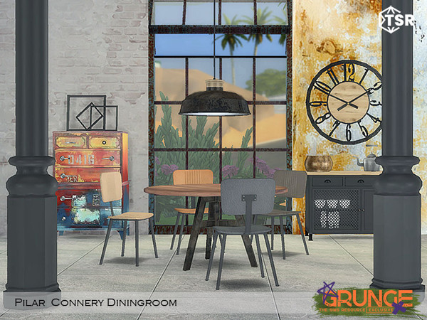 Sims 4 — Connery Diningroom by Pilar — Created by Pilar for TSR sims4