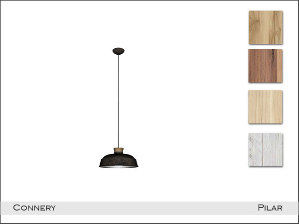Sims 4 — Pilar Connery CeilingLight Medium by Pilar — Created by Pilar for TSR sims4