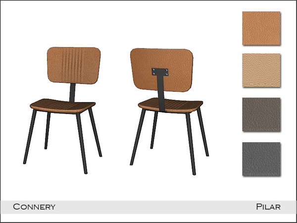 Sims 4 — Pilar Connery DiningChair by Pilar — Created by Pilar for TSR sims4