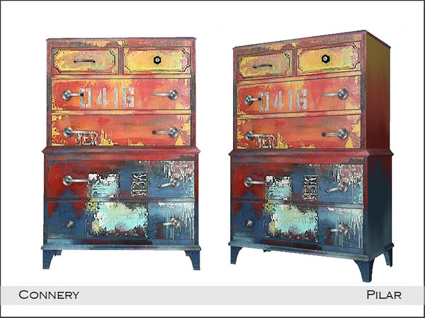 Sims 4 — Pilar Connery Sideboard1 by Pilar — Created by Pilar for TSR sims4