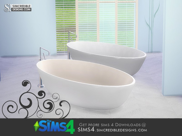 Sims 4 — Madeira tub by SIMcredible! — by SIMcredibledesigns.com available at TSR __________________ * 3 colors