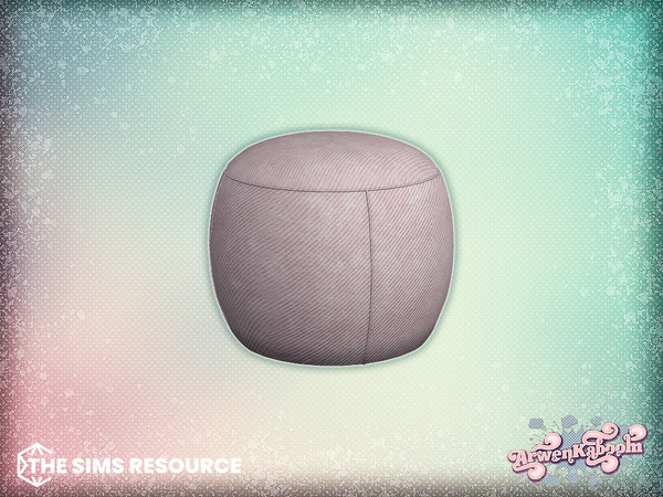 Sims 4 — Blushy - Pouf by ArwenKaboom — New modern living room in vibrant and neutral colors. All items are base game