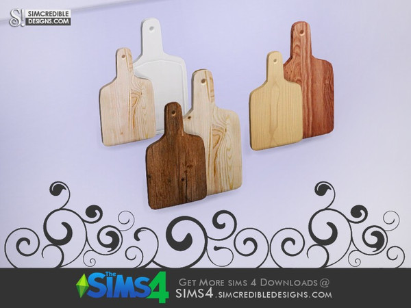 Sims 4 — Nuance cutting board by SIMcredible! — by SIMcredibledesigns.com available at TSR __________________ * 3 colors