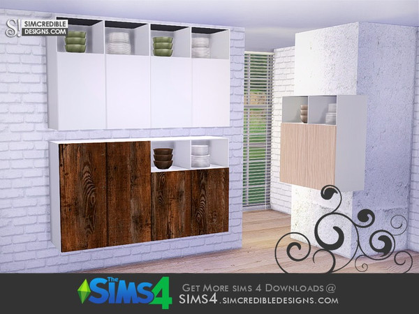 Sims 4 — Nuance Cabinet Niches by SIMcredible! — by SIMcredibledesigns.com available at TSR __________________ * 3 colors