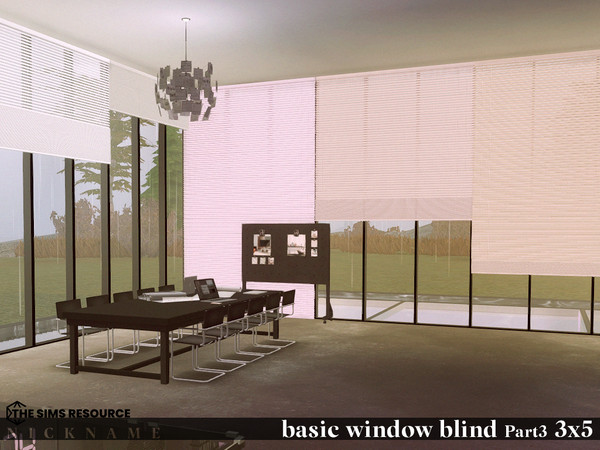 Sims 4 — basic window blind set_3x5 V5 by NICKNAME_sims4 — basic window blind set Part 3 3x5 10 package files. basic