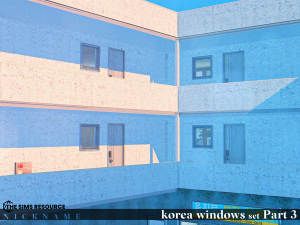 Sims 4 — korea windows set_1x2 V1 by NICKNAME_sims4 — korea windows set Part 3 10 package files. korea windows set_1x1