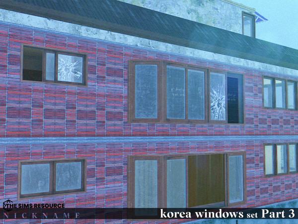 Sims 4 — korea windows set_1x2 V2 by NICKNAME_sims4 — korea windows set Part 3 10 package files. korea windows set_1x1