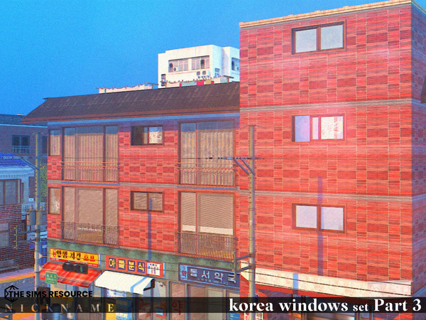 Sims 4 — korea windows set_4x2 opened V4 by NICKNAME_sims4 — korea windows set Part 3 10 package files. korea windows