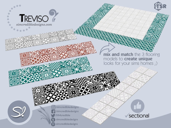 Sims 4 — Treviso Tile small 2 by SIMcredible! — by SIMcredibledesigns.com available exclusively at TheSimsResource 6
