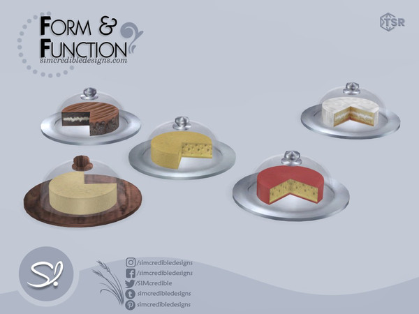 Sims 4 — Form and Function Tray by SIMcredible! — by SIMcredibledesigns.com available exclusively at TSR 5 colors