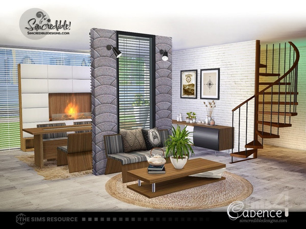 Sims 4 — Cadence Coffee table by SIMcredible! — by SIMcredibledesigns.com available exclusively at TSR 5 colors